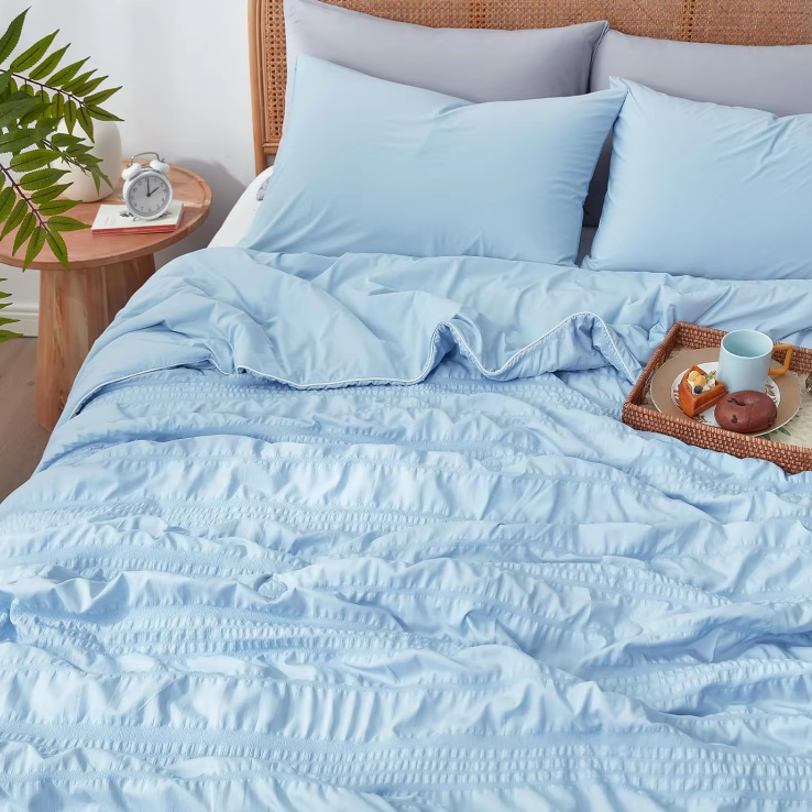 Seersucker Quilt Stoff